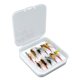 thumbnail image 4 of 10 piezas de señuelos de pesca con mosca Kit de señuelos de pesca con de pesca con mosca Trucha Lubina Mosca mojada Surtido con anzuelo Se, 4 of 9