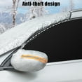 thumbnail image 6 of Car Windshield Snow Cover, Ice Frost Protection, All Weather Use, With Side Mirrors Protector, Windproof, Antitheft Design, Easy Installation, For Vehicles, SUVs, 6 of 6