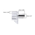 thumbnail image 2 of Uxcell 100Pcs Soportes de estante de plástico, Clip de estante de 5mm, Clavo de estante de acero, Claro, 2 of 3