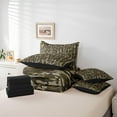 thumbnail image 7 of Manfei Abstract Camouflage Twin Bedding Sets 7-Piece,Geometric Camo Bedding Comforter Set Microfiber,Vintage Aesthetic Breathable Sheet Sets,Ultra Soft Teenager Bedroom Decor, 7 of 7