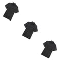 thumbnail image 2 of Chaqueta de Chef Matsuzay Manga Corta Uniforme Transpirable Negro M, 2 of 6