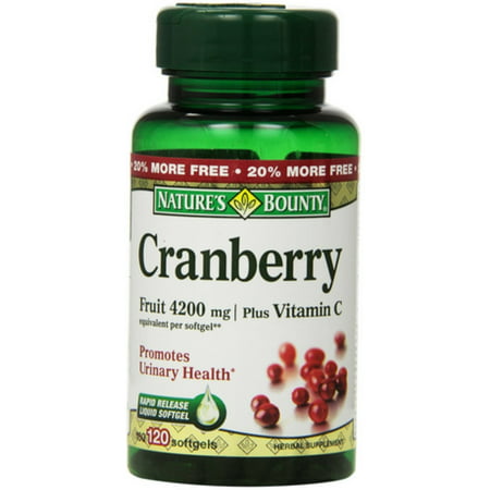  Fruit Cranberry 4200 mg et de la vitamine C gélules 120 bis (Paquet de 2)