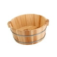 thumbnail image 4 of Lavabo de madera para pies reutilizable, para pedicura, hecho a mano, cómodo para uso en casa o en la oficina. 16x36cm un, 4 of 9