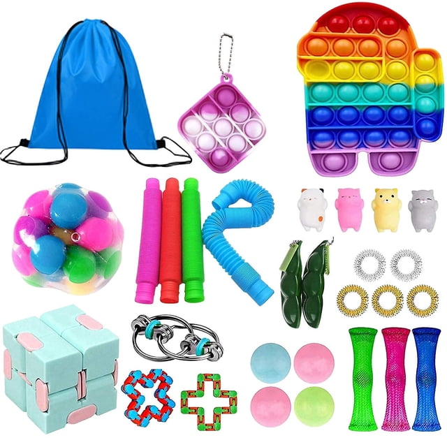 Juguete sensorial Push Bubble Fidget para aliviar el estrés del autismo