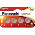 thumbnail image 1 of Panasonic CR2032 - Pilas de botón de litio de larga duración, 3,0 V, en embalaje basado en estándares a prueba de niños, paquete de 4, 1 of 6