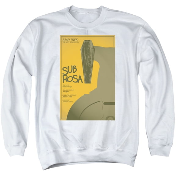 Star Trek Tng Season 7 Episode 14 Adult Crewneck Sweatshirt White