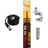 NEW FIRESTIK KW4 R 4FT RED CB ANTENNA, 18 FOOT COAX, MOUNT & SPRING