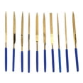 thumbnail image 1 of Kit de herramientas para limas de aguja de diamante de acero chapado en titanio de 3 x 140 mm para limar acero y cerámica, 1 of 9