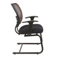 thumbnail image 3 of SPACE Professional AirGrid Back Visitors Chair with Black Mesh Fabric Seat, 3 of 4