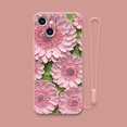 thumbnail image 4 of Funda para teléfono Zefei Wu flores pintura al óleo iphone12 verde matcha, 4 of 5
