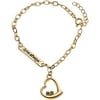 Personalized Planet Women's Gold-Tone "Love always" Birthstone Heart Bracelet