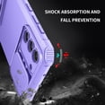 thumbnail image 4 of Compatible with Samsung S20 FE Case with Slide Camera Cover, Samsung Galaxy S20 FE 5G Phone Case with Stand Shockproof Hard PC Cases (Purple), 4 of 14