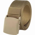 thumbnail image 1 of Lttoisl Durable Nylon Canvas Tactical Belt for Men, Heavy Duty Military Style Web Belt, Quick Release Metal Buckle, 47 Inch Adjustable Pant Strap for Work, Hiking, Outdoor Sports, 1 of 8