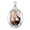 Sterling Silver, variant on Saint Rita Religious Medal "Baseball Religious Medal" 1 Inch Solid 14K White Gold