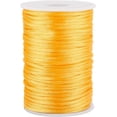 thumbnail image 1 of Cordón dorado de cola de rata de 3 mm, 54 yardas, cordón de nailon para pulseras, cordón para manualidades, cordón satinado sedoso, cordón para abalorios, 1 of 9