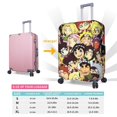 thumbnail image 5 of Anime Cartoon Naruto (5) Travel Suitcase Protector Elastic Washable Protective Baggage Covers With Concealed Zipper For 29-32 Inch Suitcase - XL, 5 of 5