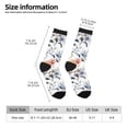 thumbnail image 2 of KLL Lilies Flowers Print Cool Socks Men's Women's Crew Socks Funny Crazy Novelty Stockings, 2 of 6