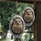 thumbnail image 2 of Moyic Estatua de búho de jardín, esculturas de árbol de simulación, adorno colgante, artesanías de animales, suministros para fiestas, Decoración del hogar, 2 of 5