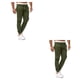 thumbnail image 4 of Pantalones de Hombre Casual Color Sólido Minnieouse Pantalón Largo Multibolsillo Cordón Cintura Media, 4 of 6