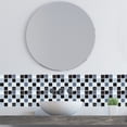 thumbnail image 3 of Starbun Adhesivo de Pared - 6 Piezas de 3 Dimensiones Autoadhesivo de simulación de Mosaico de PVC Adhesivo para Azulejos de Pared decoración de Dormitorio, 3 of 9