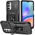 thumbnail image 1 of Funda para GANGXUN Samsung Galaxy A05S - Soporte metálico, Función magnética, Negro, 1 of 5