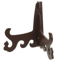 MLINS Wood Showcase Stand Versatile Plate Holder Easel Photo Frames Display Stand Picture Rack