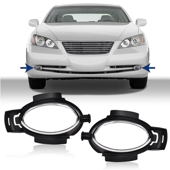 PIT66 Fog Light Bezel Driving Lamp Trim Fit for Lexus ES350 2007-2009