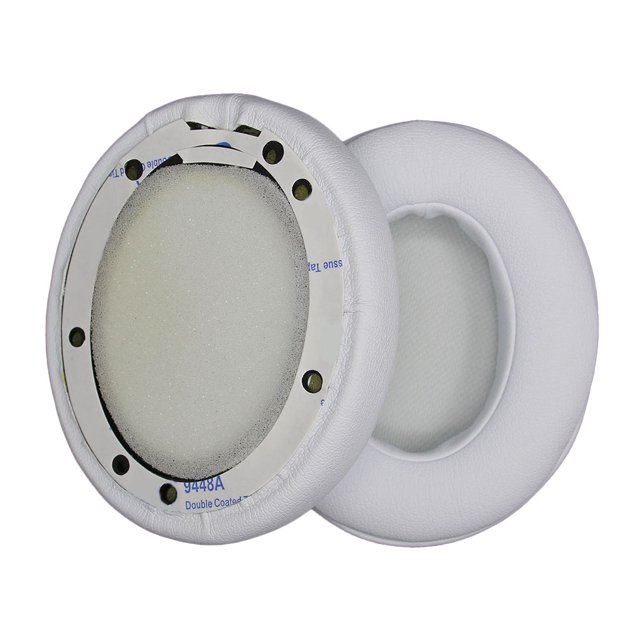 1 Paire de Coussinets d'Oreille pour Casque, Protection Auditive pour Gamer, Remplacement pour Studio 2.0 3.0 Blanc