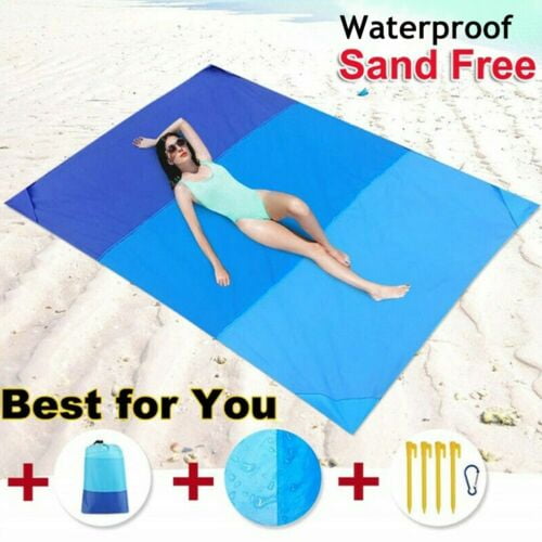 Waterproof Beach Mat Sand Free Beach Blanket Camping Picnic Blanket Beach Towel 200 210 cm Walmart