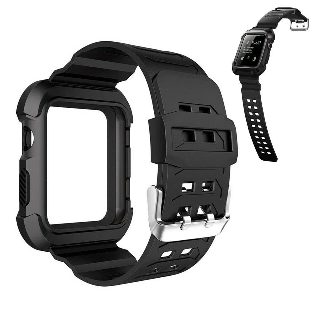 Generic New Rugged Protective Case & Wrist Strap Bands 42MM For Apple