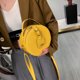 thumbnail image 5 of Bolsa Bolso de hombro redondo para mujer Alligator PU Circle Zip Crossbody Bolso (Amarillo) Ehuebsd Nuevos Originales, 5 of 8