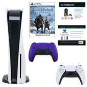 Sony PlayStation 5 Core Console with God of War: Ragnarok with Voucher and DualSense Controller in Galactic Purple