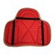 thumbnail image 2 of Mantilla de doma, transpirable, de piel sintética, práctica, para montar a caballo Rojo, 2 of 9