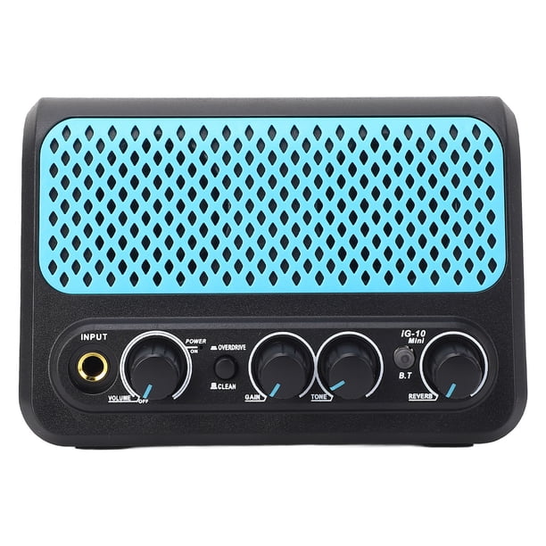 Mini Amplificador de Guitarra, Pequeño Amplificador de Guitarra de Práctica 5.0 Conectividad para El Hogar
