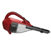 BLACK+DECKER Dustbuster AdvancedClean Cordless Handheld Vacuum, Multi-Surface Use, with Crevice Tool and Flip Brush, HLVA320J26, Red