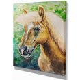 thumbnail image 2 of Large Hafliner Horse - Abstract Canvas Art Print, 2 of 3