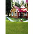 thumbnail image 1 of BSDHOME Polyester 5x7ft Photography Backgrounds for Kids Portrait Photo Studio Props Green Grass Trees Land Nature Scenery Theme, 1 of 2