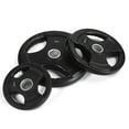 thumbnail image 2 of SPART Weight Plate 2-Inch Rubber Coated Olympic Grip Plate for Barbell,Solid Cast Iron Weight Plates in Pairs or Single for Strength Training,Weightlifting,Crossfit,Home Gym(5LB/10LB/25LB/35LB/45LB), 2 of 8