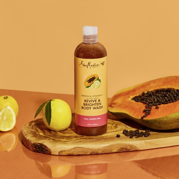 shea moisture revive and brighten body wash