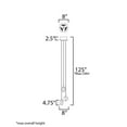 thumbnail image 5 of E11073-122BKPG-ET2 Lighting-Pebble - 39W 4 LED Pendant-4.75 Inches Tall and 8 Inches Wide, 5 of 5