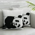 thumbnail image 3 of ONETECH  Funny Panda Gifts for Women Men,   Panda Pillow Case  Panda Themed Room Bedroom Home Sofa Decor, 3 of 5