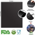 thumbnail image 2 of Aedavey BBQ Grill Mat Set of 5 Baking Mats Resuable Non-Stick Works on Electric Grill Gas Charcoal BBQ 15.75 x 13 inch, 2 of 11