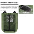 thumbnail image 3 of Mochila WANDF, bolsa de natación de malla transpirable, 32 x 48 cm, color verde oscuro, 3 of 8