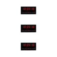 thumbnail image 1 of Transemion Large Screen Digital Wall Clock LED Display Home with Temperature Alarm Clocks Fashionable and Type1 3PCS, 1 of 6