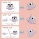 thumbnail image 4 of Vasos para bebés eOffice, 220 ml, 3 etapas con pajitas de silicona, 4 of 7