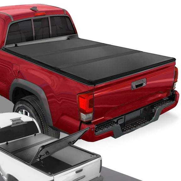 DNA Motoring For 97-04 Ford F150 Heritage Truck 6.5Ft Bed Hard Solid Tri-Fold Tonneau Cover
