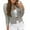 Silver, variant on Women's Sequin Embellished Cardigan Jacket with Sparkling Details for Casual Outings and Elegant Evening Events S Size Silver