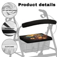 thumbnail image 5 of HELLHERO Owl Back Rest Covers & Rollator Walker Seat and Backrest Rollbar Covers Set with Breathable Non-Slip Cover Removable and Washable Happy Halloween, 5 of 7