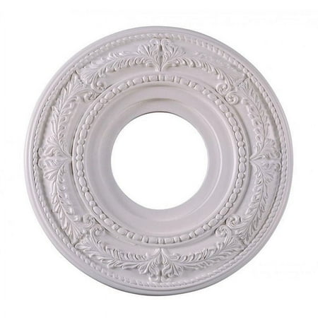 Livex 12Dia White Foam Ceiling Medallion Lighting Hallway Fixture Sale 8204-03
