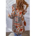 thumbnail image 1 of ABPHQTO Kimono de mujer de manga larga con estampado de patchwork bohemio multicolor, 1 of 5